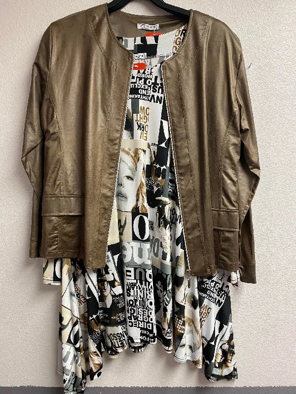 Taupe Zippered magna jacket set Wool Jacket Cashmere Jacket Tweed Jacket