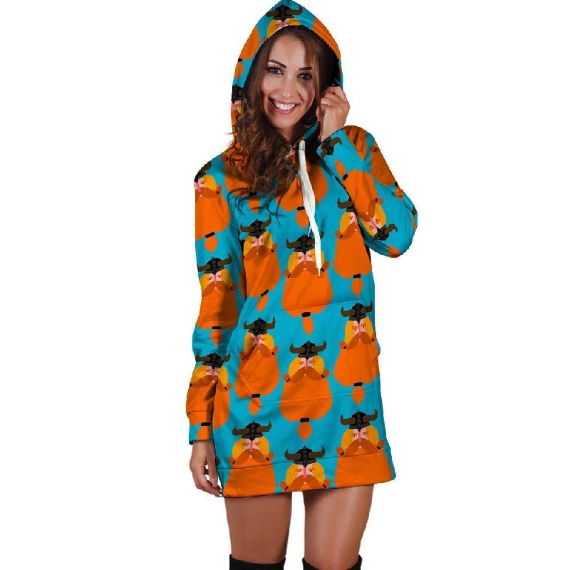 Viking Gnome Hoodie Dress