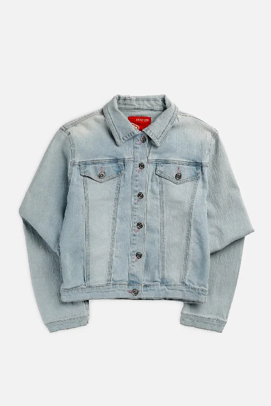 Vintage Ecko Red Denim Jacket - Women's L Oversized Jacket Tailored Jacket Straight Jacket Vintage Ecko Red Denim Jacket - Women's L Oversized Jacket Tailored Jacket Straight Jacket