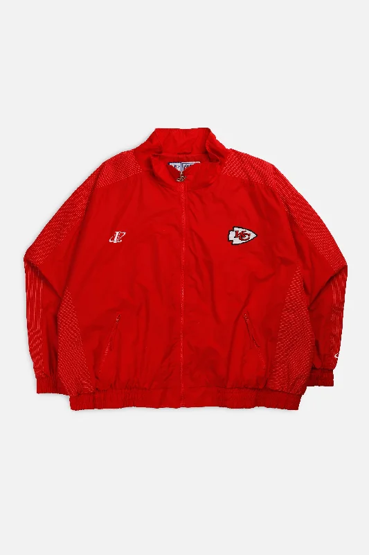 Vintage Kansas City Chiefs NFL Jacket - 5XL Fleece Fabric Down Fabric Feather Fabric Vintage Kansas City Chiefs NFL Jacket - 5XL Fleece Fabric Down Fabric Feather Fabric