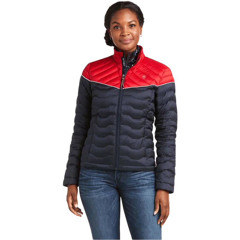 Ariat Women's Ideal 3.0 Team Color-Block Down Jacket Ribbed Jacket Pleated Jacket Ruffled Jacket Ariat Women's Ideal 3.0 Team Color-Block Down Jacket Ribbed Jacket Pleated Jacket Ruffled Jacket