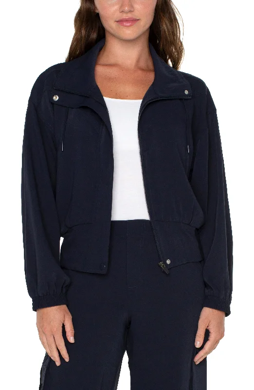 Liverpool Zip Up Dolman Jacket (lunar blue) Tiered Jacket Buttoned Jacket Zippered Jacket Liverpool Zip Up Dolman Jacket (lunar blue) Tiered Jacket Buttoned Jacket Zippered Jacket