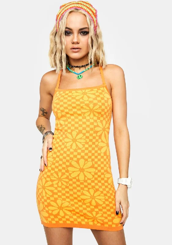 Sunset Moves Mini Dress Chic Pleated Mini Dress