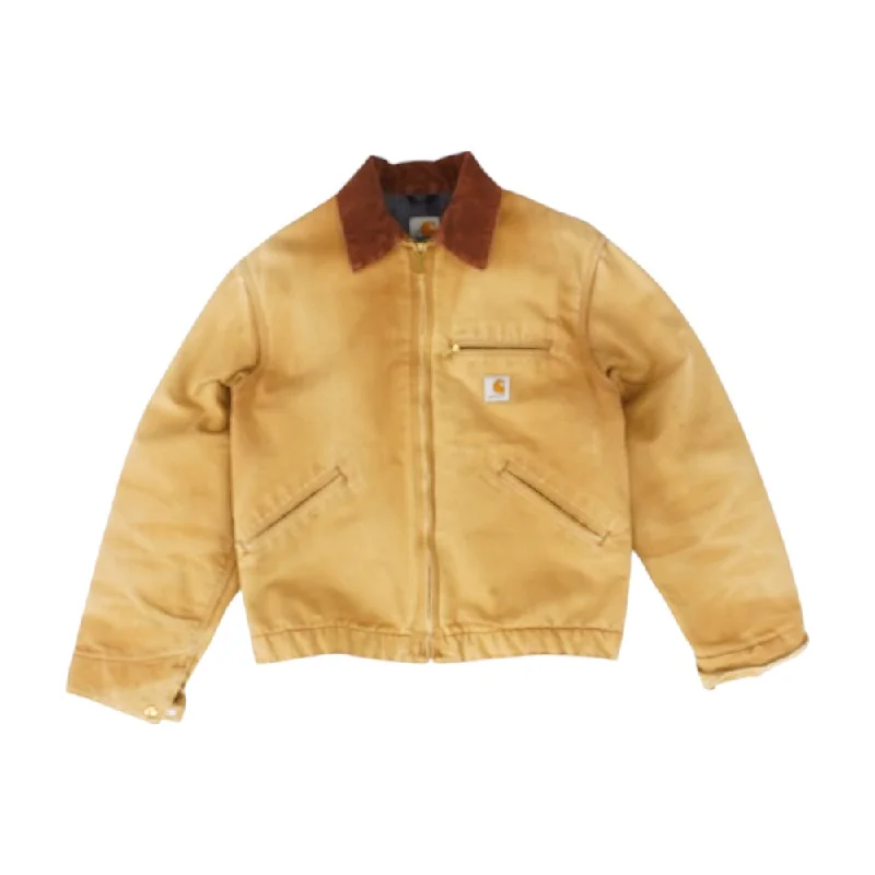 Tan Solid Jacket Cotton Jacket Linen Jacket Terry Jacket