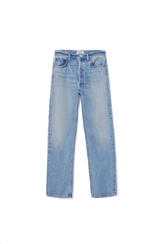 90's Pinch Waist High Rise Straight Jeans In Infinite Stylish Shredded Denim Jeans