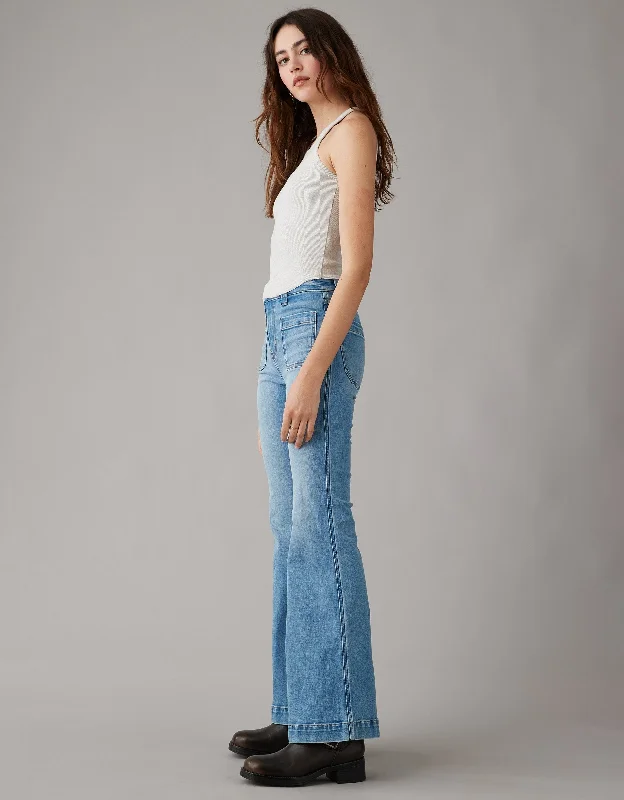 AE Next Level Festival Flare Jean Trendy Flared Leg Jeans