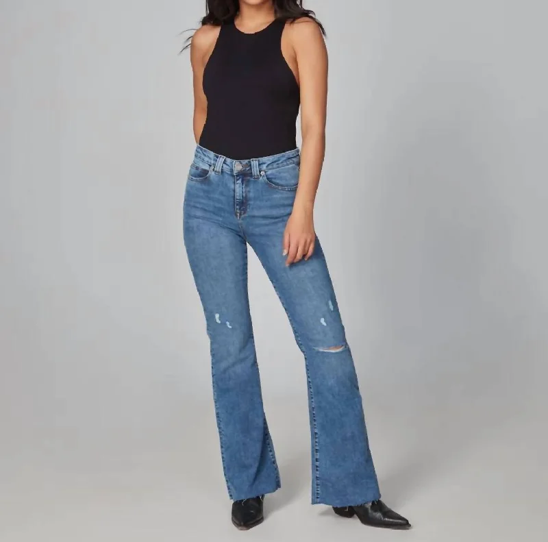 Alice Blue Mist Jeans Comfortable Mid-Rise Jeans