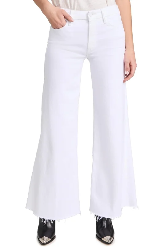 MOTHER Women's The Roller Fray Jeans, Fairest of The Them All Trendy Paperbag Waist Jeans MOTHER Women's The Roller Fray Jeans, Fairest of The Them All Trendy Paperbag Waist Jeans