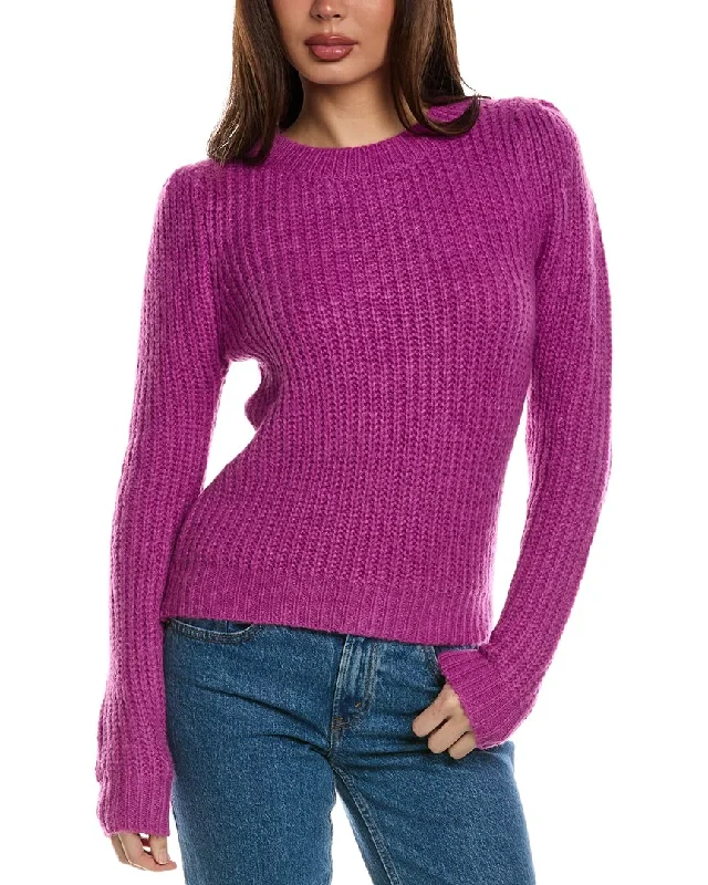FATE Sweater Silk Blend Satin Velvet