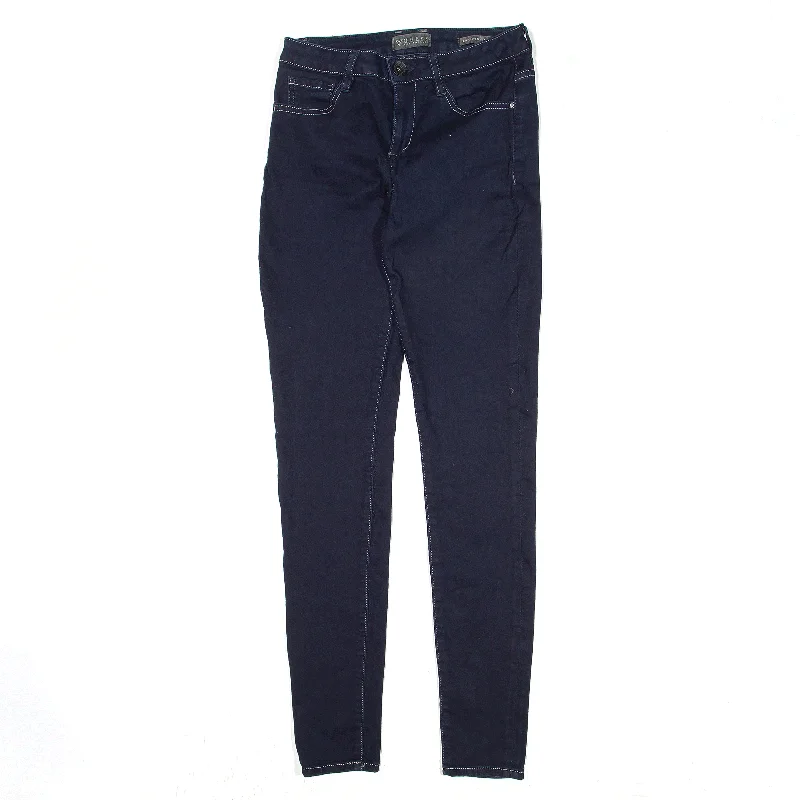 GUESS Annette Jeans Blue Denim Slim Skinny Womens W25 L30 Trendy Skinny Fit Jeans