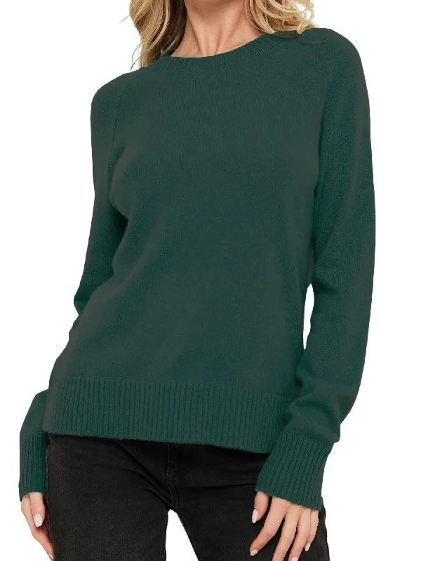 Ivy Cashmere Crew Neck Sweater In Highland Green Long Sweater Short Sweater Cropped Sweater Ivy Cashmere Crew Neck Sweater In Highland Green Long Sweater Short Sweater Cropped Sweater