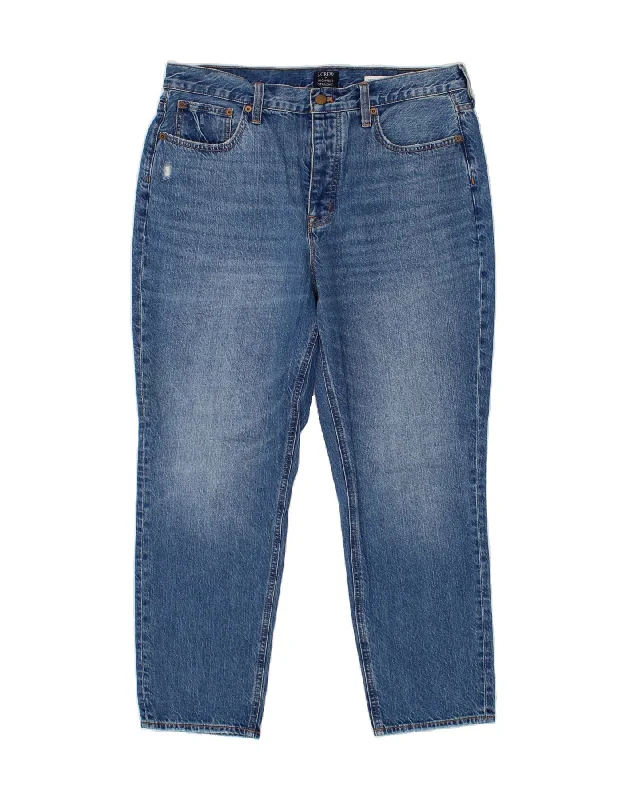 J. CREW Womens High Rise Straight Jeans W31 L27 Blue Cotton Fashionable Vintage Wash Jeans J. CREW Womens High Rise Straight Jeans W31 L27 Blue Cotton Fashionable Vintage Wash Jeans