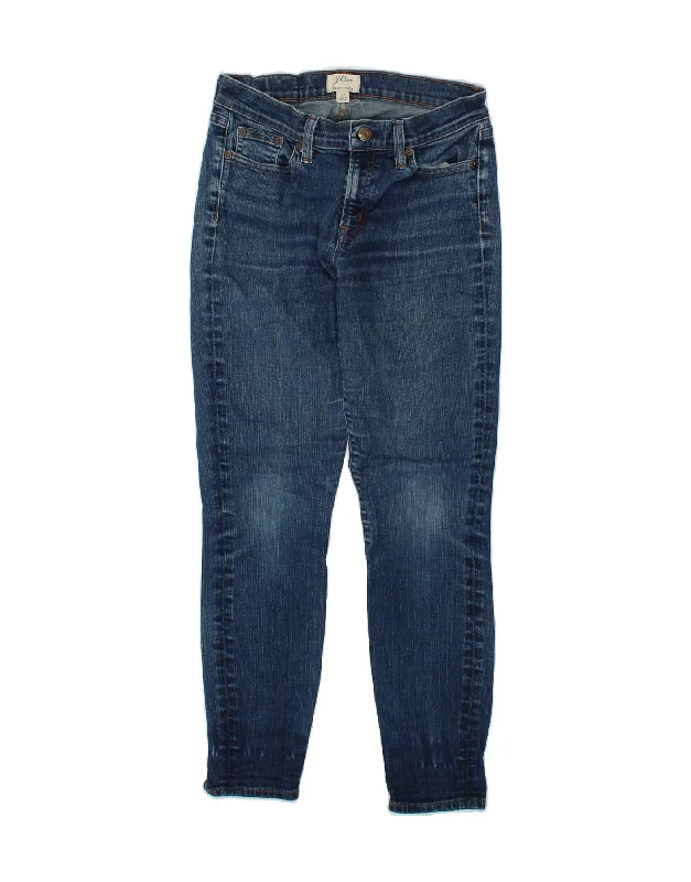 J. CREW Womens Toothpick Skinny Jeans W27 L28 Blue Cotton Casual High-Waisted Bootcut Jeans J. CREW Womens Toothpick Skinny Jeans W27 L28 Blue Cotton Casual High-Waisted Bootcut Jeans