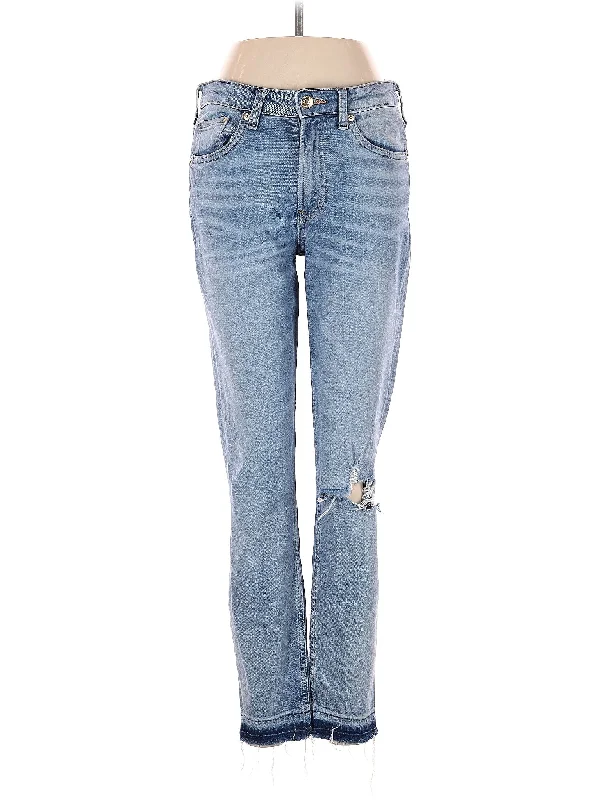 Jeans Trendy Acid Wash Skinny Jeans