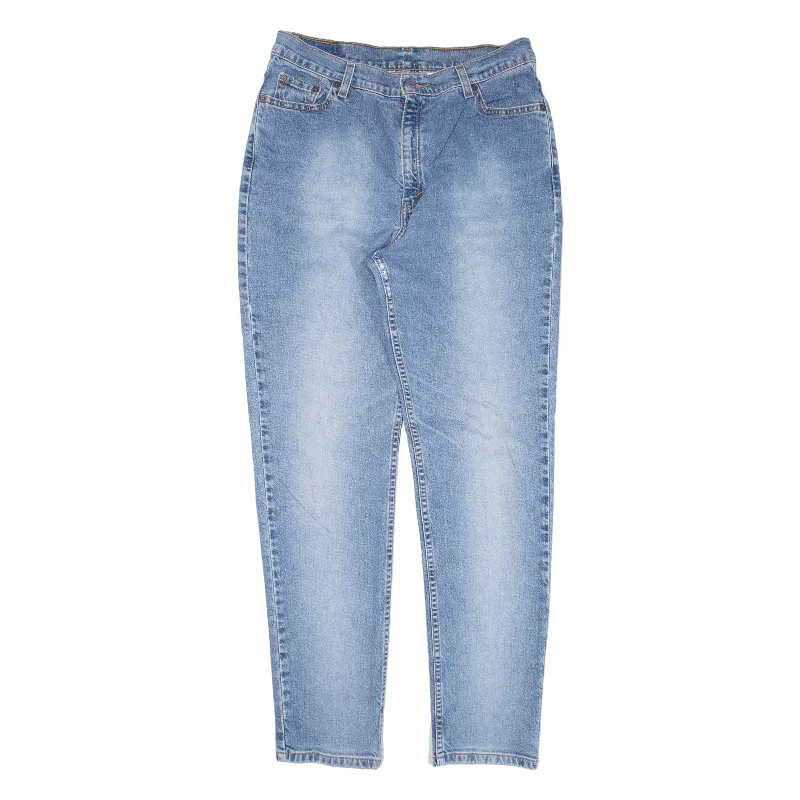 LEVI'S 512 Jeans Blue Denim Slim Tapered Womens W30 L30 Fashionable Distressed Jeans LEVI'S 512 Jeans Blue Denim Slim Tapered Womens W30 L30 Fashionable Distressed Jeans