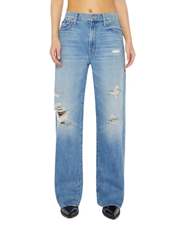 Lil Dodger Sneak Jeans In Tomorrow Always Knows Elegant Dark-Wash Bootcut Jeans