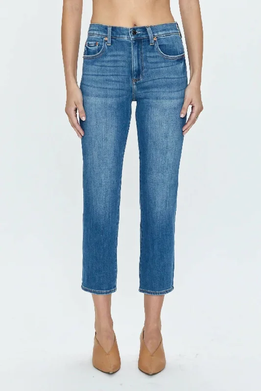 Monroe High Rise Slim Cigarette Jean In Indio Comfortable Low-Rise Jeans