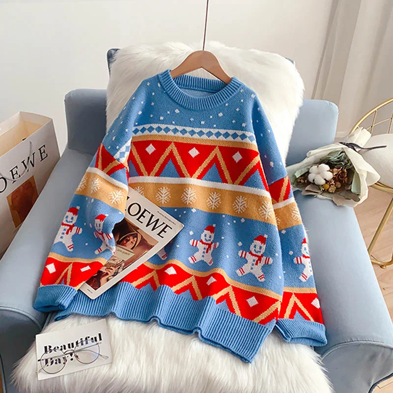 Red Christmas style crew neck sweater sweater sweater top 5132 Chenille Blend Fleece Blend Nylon Blend Red Christmas style crew neck sweater sweater sweater top 5132 Chenille Blend Fleece Blend Nylon Blend