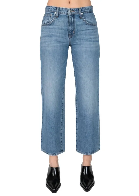 Sofia Mid Rise Relaxed Straight Jeans In Sutton Vintage Elegant Wide-Leg Jeans