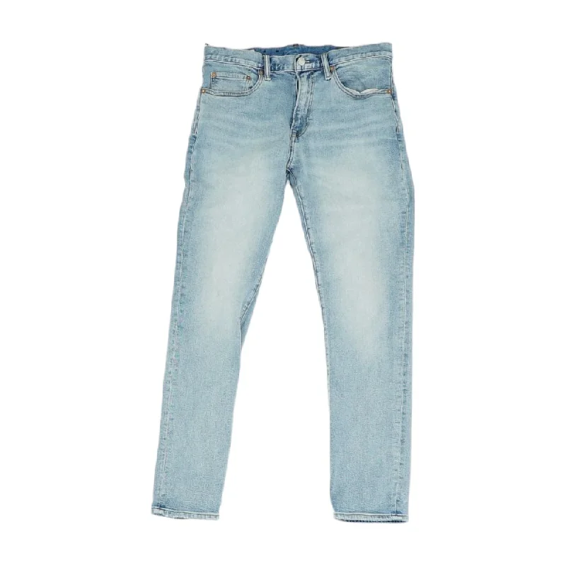 Solid Slim Jeans Comfortable Folded Hem Jeans