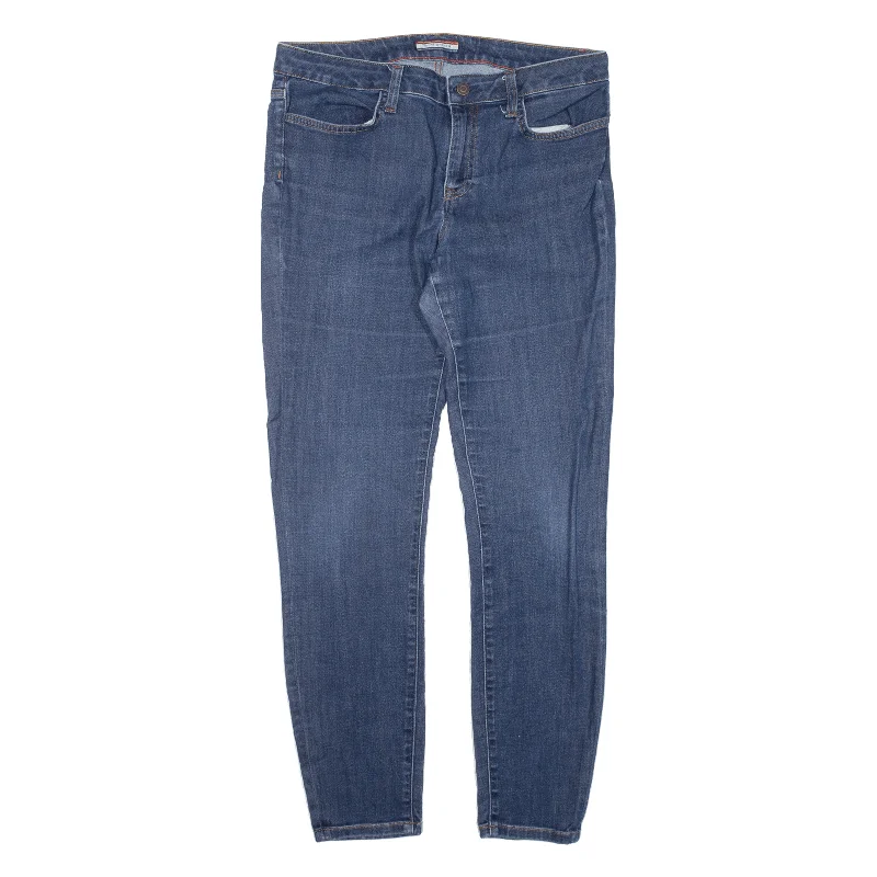TOMMY HILFIGER Jeans Blue Denim Slim Jegging Womens W32 L29 Fashionable Raw Edge Jeans TOMMY HILFIGER Jeans Blue Denim Slim Jegging Womens W32 L29 Fashionable Raw Edge Jeans