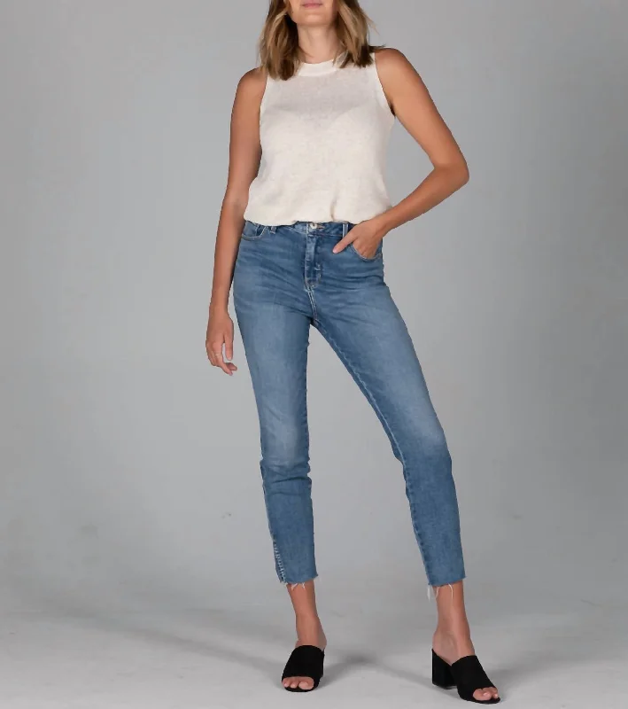 Viola High Rise Skinny Jean In Brooklyn Stylish High-Waist Jeans