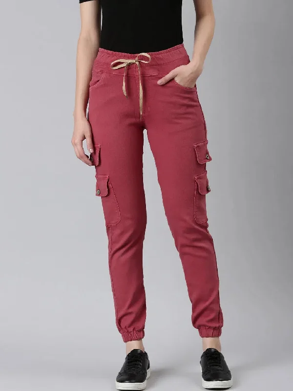 Women Mauve Solid Regular Fit Denim Jeans-GZ-CARGO-Mauve Trendy Layered Pocket Jeans Women Mauve Solid Regular Fit Denim Jeans-GZ-CARGO-Mauve Trendy Layered Pocket Jeans