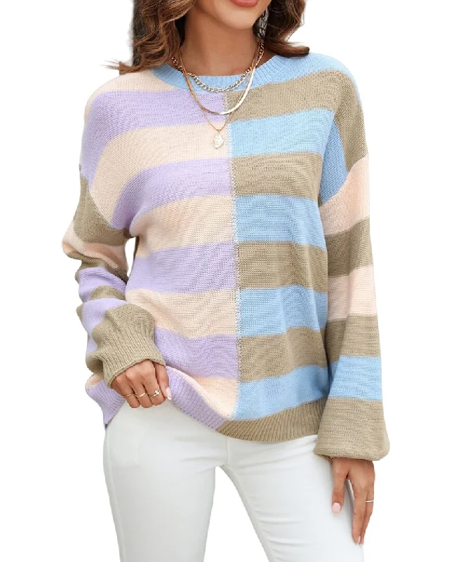 Adele Berto Sweater Boxy Sweater Fitted Sweater A-Line