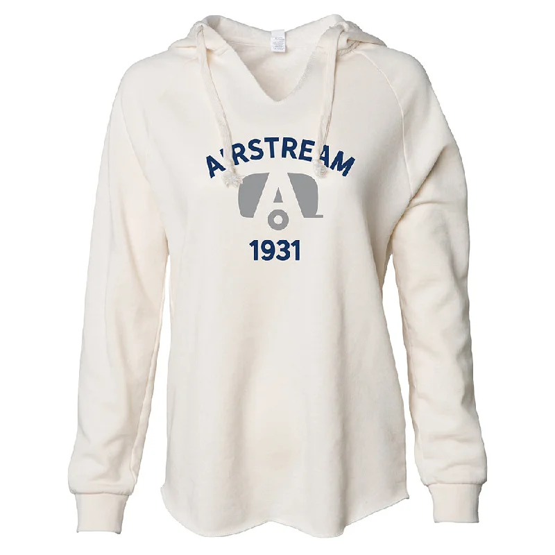 Airstream 1931 Trailer A Super Soft Women's V-Neck Hoodie Hoodie with Double Zipper Versatile Adjustable Airstream 1931 Trailer A Super Soft Women's V-Neck Hoodie Hoodie with Double Zipper Versatile Adjustable
