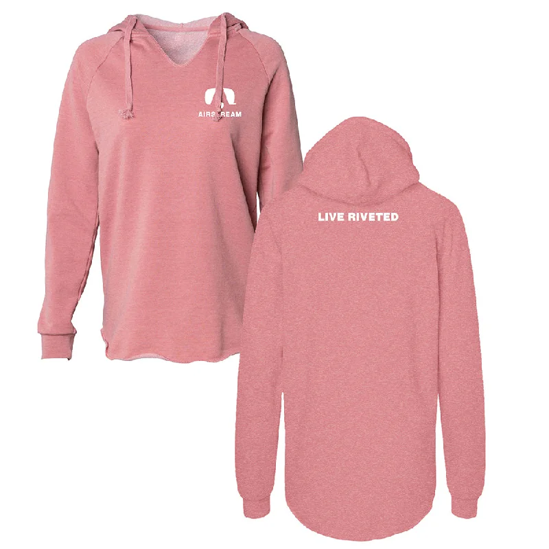 Airstream Trailer A Live Riveted Super Soft Women's Hoodie Hoodie with Gradient Ombre Colorful Airstream Trailer A Live Riveted Super Soft Women's Hoodie Hoodie with Gradient Ombre Colorful