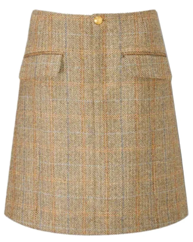 Alan Paine Womens Surrey Skirt pleated skirt texture