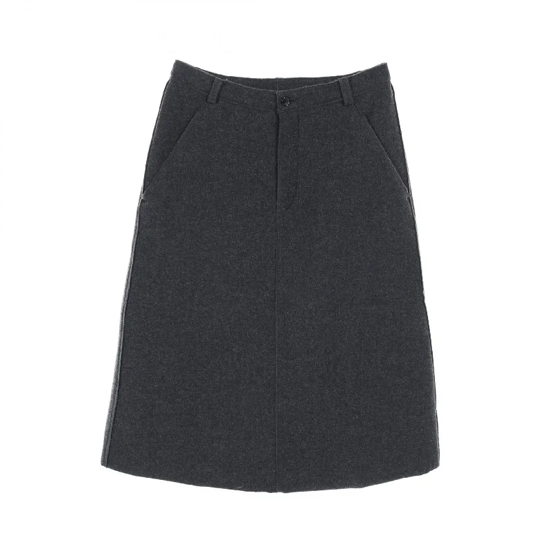 Comme des Garcons Wool Neoprene Skirt low waist skirt