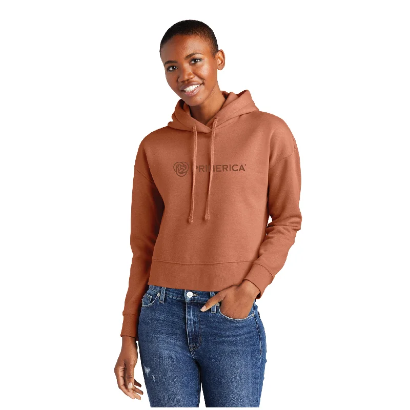 District Women’s V.I.T. Cropped Fleece Hoodie Hoodie with Belted Waist Structured Tailored District Women’s V.I.T. Cropped Fleece Hoodie Hoodie with Belted Waist Structured Tailored