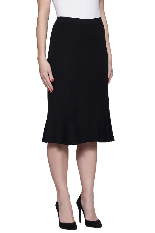 Gored Pull-On Knit Skirt maxi skirt elegant