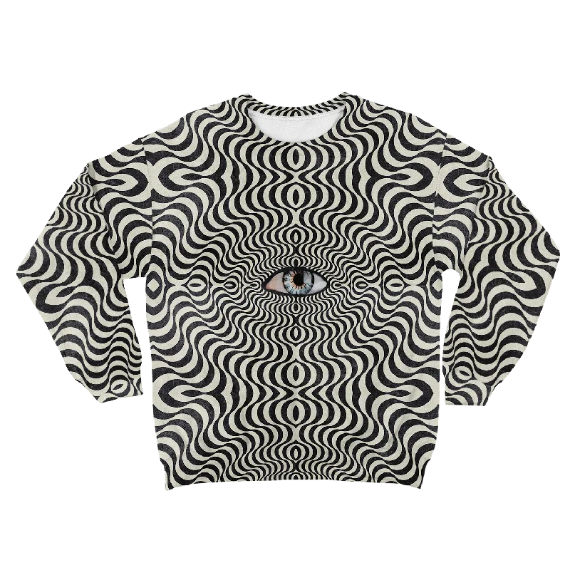 Hypnotic Eye All Over Print Unisex Sweatshirt Hoodie with Zipper Placket Modern Functional Hypnotic Eye All Over Print Unisex Sweatshirt Hoodie with Zipper Placket Modern Functional