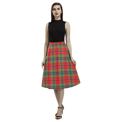 MacLean of Duart Modern Tartan Aoede Crepe Skirt chiffon skirt airy