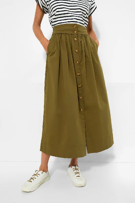 Safari Darja Midi Skirt wool skirt thick