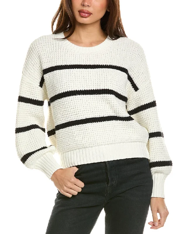 Saltwater Luxe Sweater Ribbed Striped Patterned