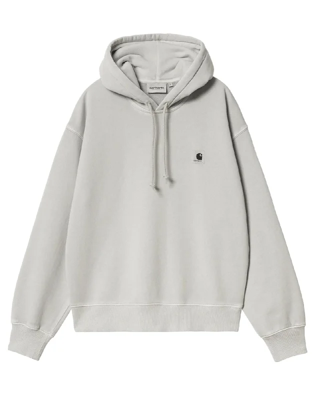 Sweatshirt woman I032741 1YE.GD grey CARHARTT WIP Hoodie with Hem Raw Edge Edgy Unfinished Sweatshirt woman I032741 1YE.GD grey CARHARTT WIP Hoodie with Hem Raw Edge Edgy Unfinished