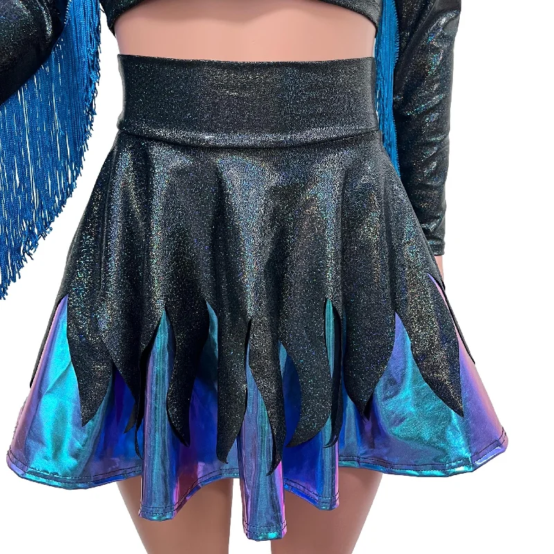 Tentacle Skirt | Holographic Skirt Inspired by Ursula | Mermaid Skirt chiffon skirt lightweight