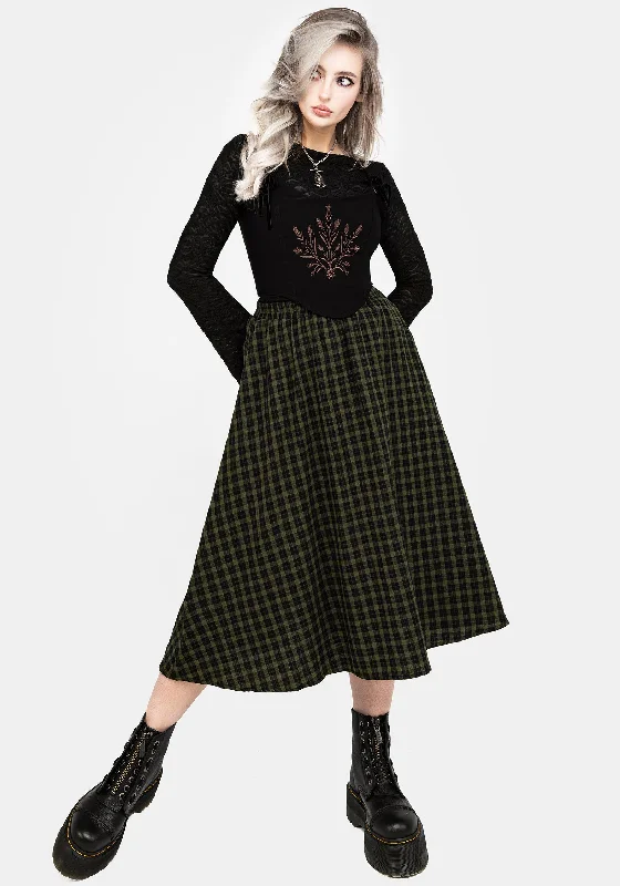 Terra Midi Skirt corduroy skirt cozy