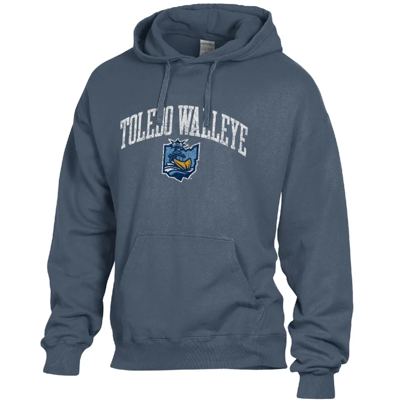 Toledo Walleye Lighthouse Comfort Wash Hooded Sweatshirt Hoodie with Tied Waist Feminine Flattering Toledo Walleye Lighthouse Comfort Wash Hooded Sweatshirt Hoodie with Tied Waist Feminine Flattering